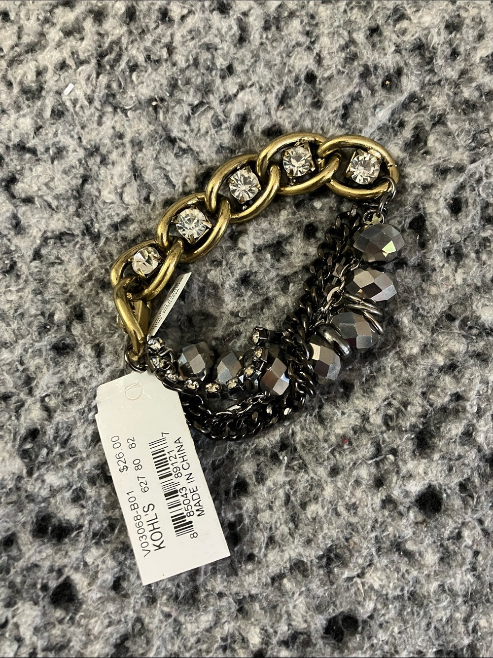 Simply Vera Vera wang mixed metal bracelet